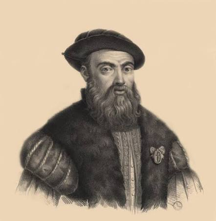 Historical portrait representing Ferdinand Magellan